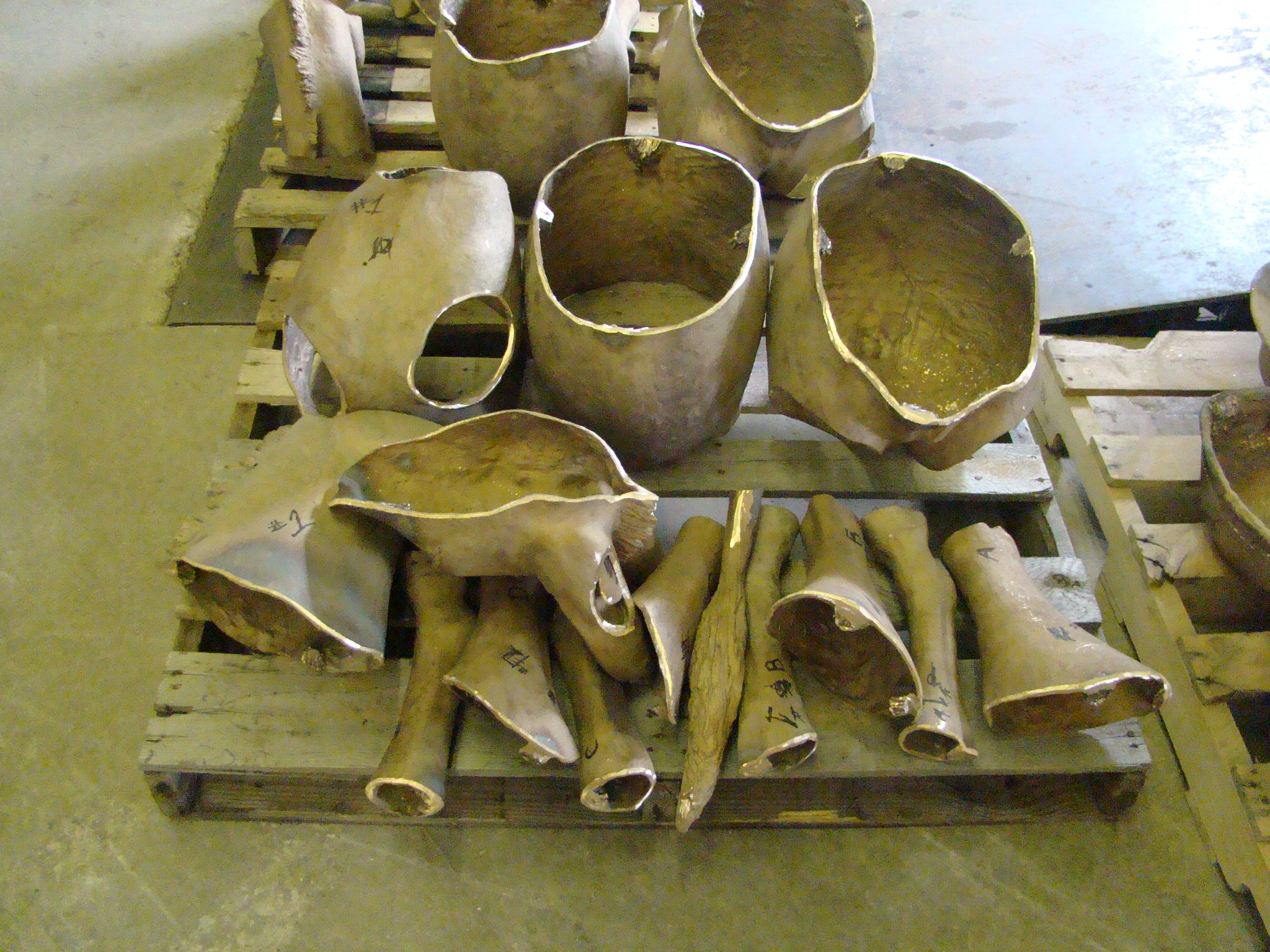 Coopermill Bronze Pieces to be Welded